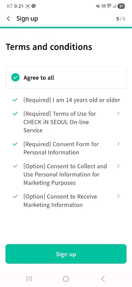 Create your account — 7